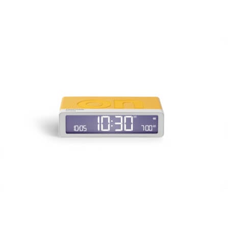 นาฬิกาตั้งโต๊ะขนาดเล็ก LEXON Flip+ Alarm Clock PANTONE สีส้ม Mimosa_0